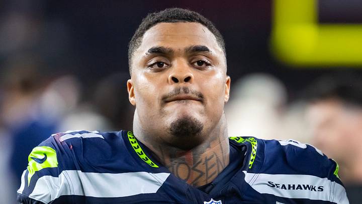 Sep 25, 2025; Glendale, Arizona, USA; Seattle Seahawks defensive tackle Byron Murphy II (91) against the Arizona Cardinals at State Farm Stadium. Mandatory Credit: Mark J. Rebilas-Imagn Images Sep 25, 2025; Glendale, Arizona, USA; Seattle Seahawks defensive tackle Byron Murphy II (91) against the Arizona Cardinals at State Farm Stadium. Mandatory Credit: Mark J. Rebilas-Imagn Images