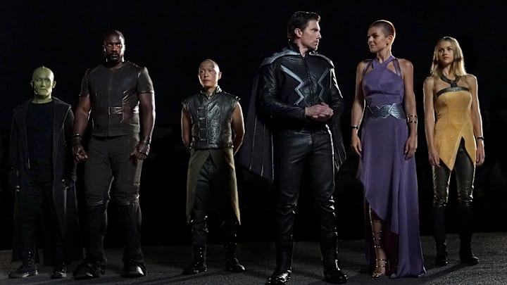 MARVEL'S INHUMANS - "... And Finally: Black Bolt" - It's brother versus brother as the final showdown between Black Bolt and Maximus takes an unexpected turn - one with lasting consequences for all of Inhumanity, on the exciting season finale of "Marvel's Inhumans," airing FRIDAY, NOV. 10 (9:01-10:01 p.m. EST), on The ABC Television Network. (ABC/Karen Neal)
MIKE MOH, EME IKWUAKOR, KEN LEUNG, ANSON MOUNT, SERINDA SWAN, ISABELLE CORNISH
