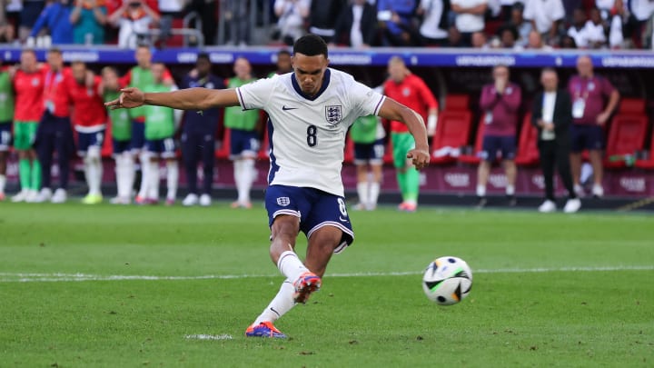 Trent Alexander-Arnold scored the winning penalty for England against Switzerland