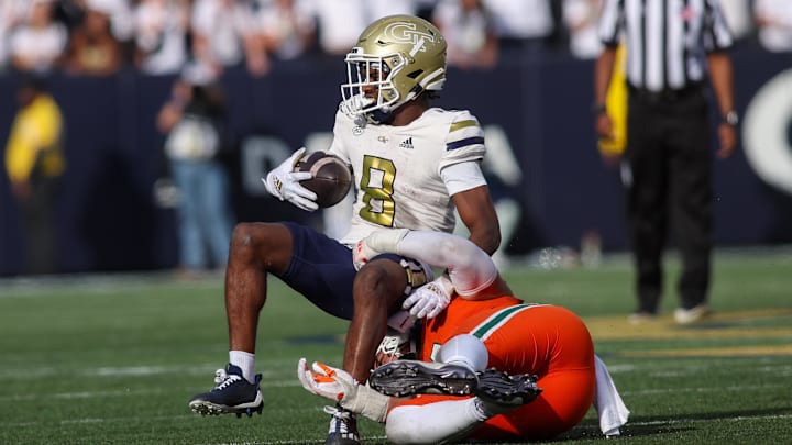 What goes up must come down, and so it was that Miami lost its undefeated season when it was upset by Georgia Tech. It was just the start of a miserable weekend for state college football teams.
