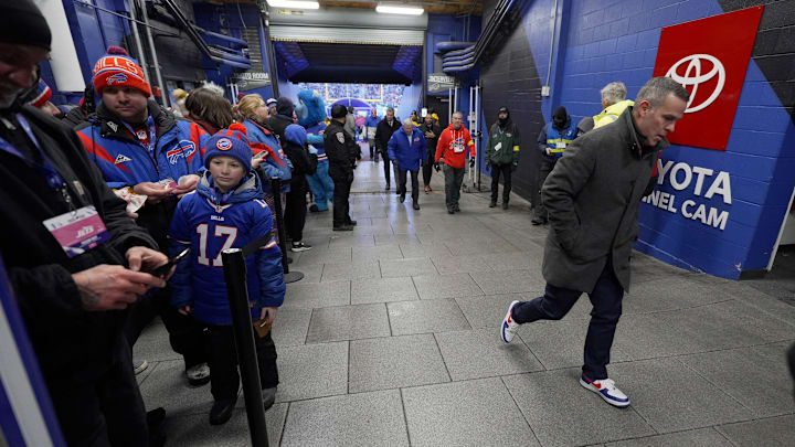 Brandon Beane not only survived a playoff loss, but earned a promotion while coach Sean McDermott was fired.