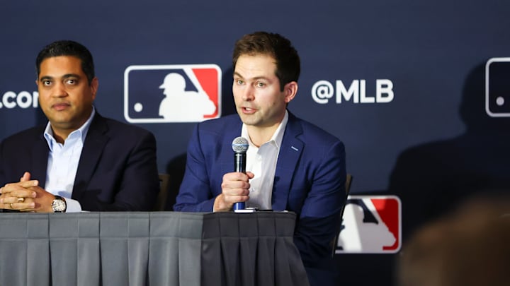 MLB and the Dominican Baseball Federation announcement at the 2025 Winter Meetings