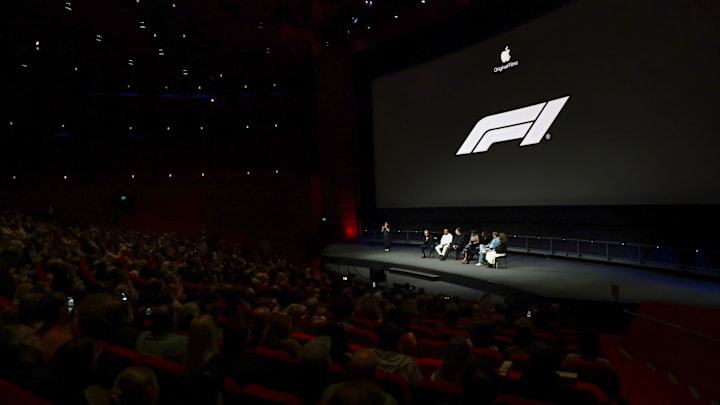 F1, Joseph Kosinski, Jerry Bruckheimer, Brad Pitt, Damson Idris, Lewis Hamilton, Sarah Niles F1, Joseph Kosinski, Jerry Bruckheimer, Brad Pitt, Damson Idris, Lewis Hamilton, Sarah Niles