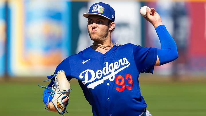 Los Angeles Dodgers pitcher Jackson Ferris