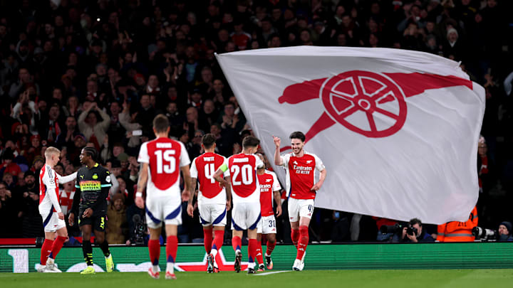 The Gunners drew 2-2 with PSV last time out