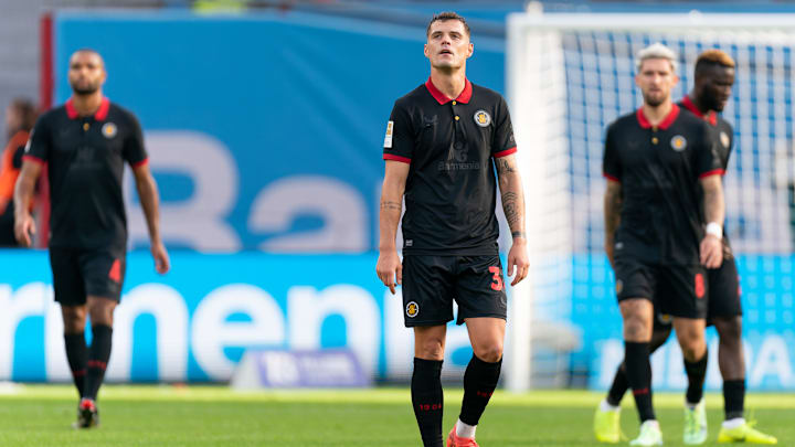 Bayer Leverkusen kam gegen Kiel nicht über ein 2:2 hinaus. Bayer Leverkusen kam gegen Kiel nicht über ein 2:2 hinaus.