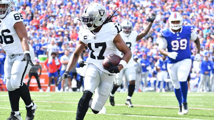 Adams registered 18 catches for 209 yards and a touchdown over three games for Las Vegas this season.