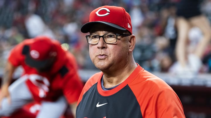 Cincinnati Reds manager Terry Francona against the Arizona Diamondbacks Cincinnati Reds manager Terry Francona against the Arizona Diamondbacks
