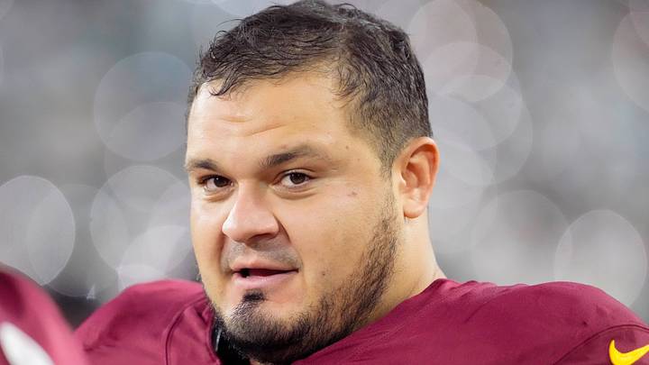 Washington Commanders offensive lineman Nick Allegretti 