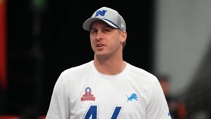 Feb 1, 2026; San Francisco, CA, USA; Detroit Lions quarterback Jared Goff (16) during NFC practice at the Flag Fieldhouse Moscone Center South Building. Mandatory Credit: Kirby Lee-Imagn Images Feb 1, 2026; San Francisco, CA, USA; Detroit Lions quarterback Jared Goff (16) during NFC practice at the Flag Fieldhouse Moscone Center South Building. Mandatory Credit: Kirby Lee-Imagn Images