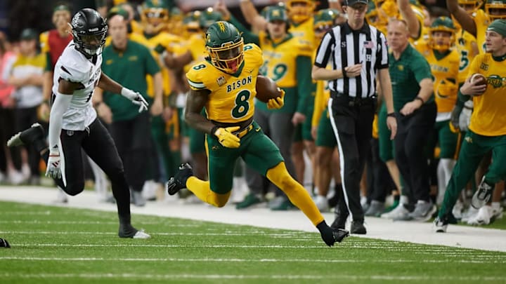 North Dakota State running back Barika Kpeenu