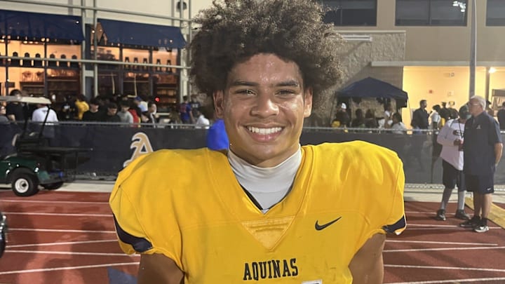 St. Thomas Aquinas wide receiver Julius Jones.