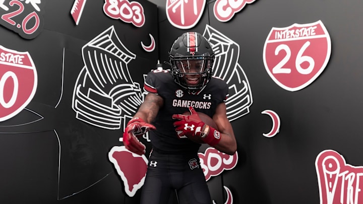 Four-Star WR Donovan Murph on a visit to South Carolina 