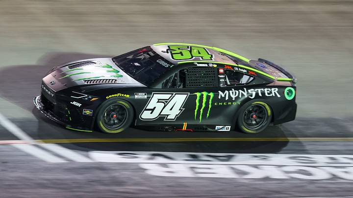 Sep 13, 2025; Bristol, Tennessee, USA; NASCAR Cup Series driver Ty Gibbs (54) during the race at Bristol Motor Speedway. Mandatory Credit: Randy Sartin-Imagn Images Sep 13, 2025; Bristol, Tennessee, USA; NASCAR Cup Series driver Ty Gibbs (54) during the race at Bristol Motor Speedway. Mandatory Credit: Randy Sartin-Imagn Images