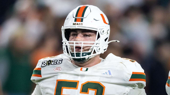 Former Miami Hurricanes offensive lineman James Brockermeyer was one of the top performers at the Panini Senior Bowl in January.