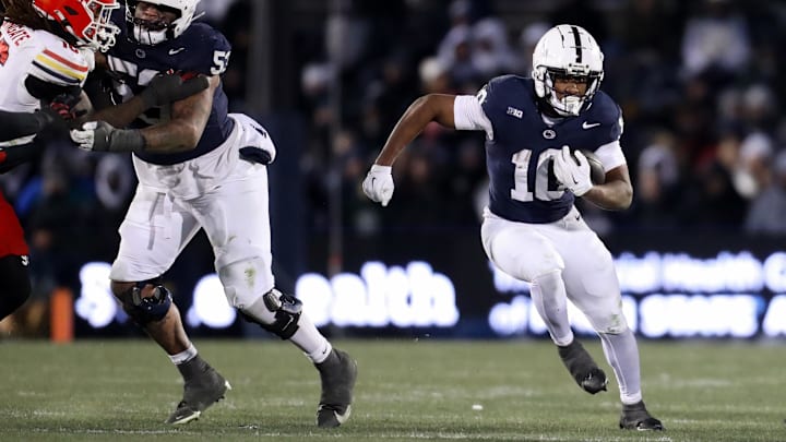 Penn State Nittany Lions running back Nicholas Singleton (10)