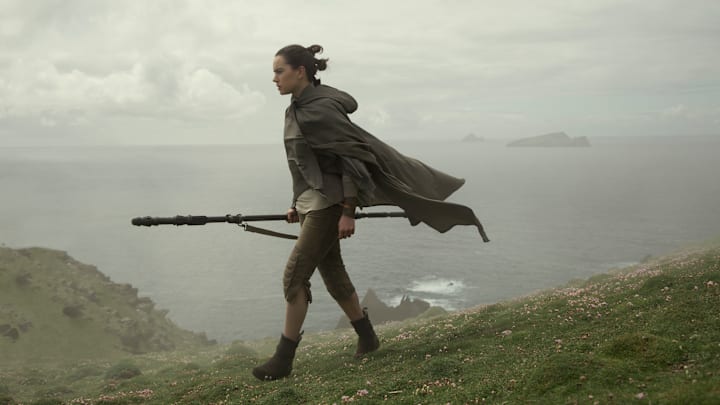 Star Wars: The Last Jedi..Rey (Daisy Ridley)..Photo: David James..©2017 Lucasfilm Ltd. All Rights Reserved.