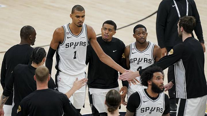 Victor Wembanyama and the Spurs fell to the Knicks in five games in the NBA Finals. Victor Wembanyama and the Spurs fell to the Knicks in five games in the NBA Finals.