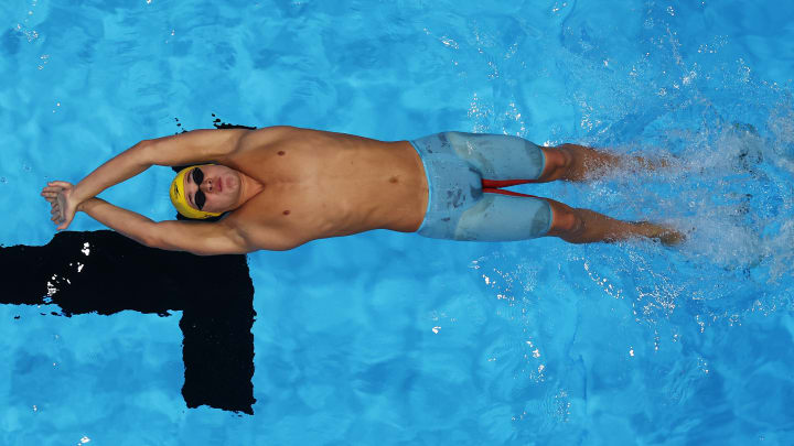 With Ryan Murphy missing the final, Jones is the lone U.S. swimmer vying for a medal in the 200 backstroke. With Ryan Murphy missing the final, Jones is the lone U.S. swimmer vying for a medal in the 200 backstroke.