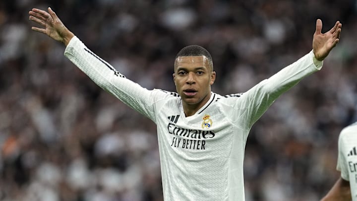 Kylian Mbappe was twice on target for Real Madrid this weekend Kylian Mbappe was twice on target for Real Madrid this weekend