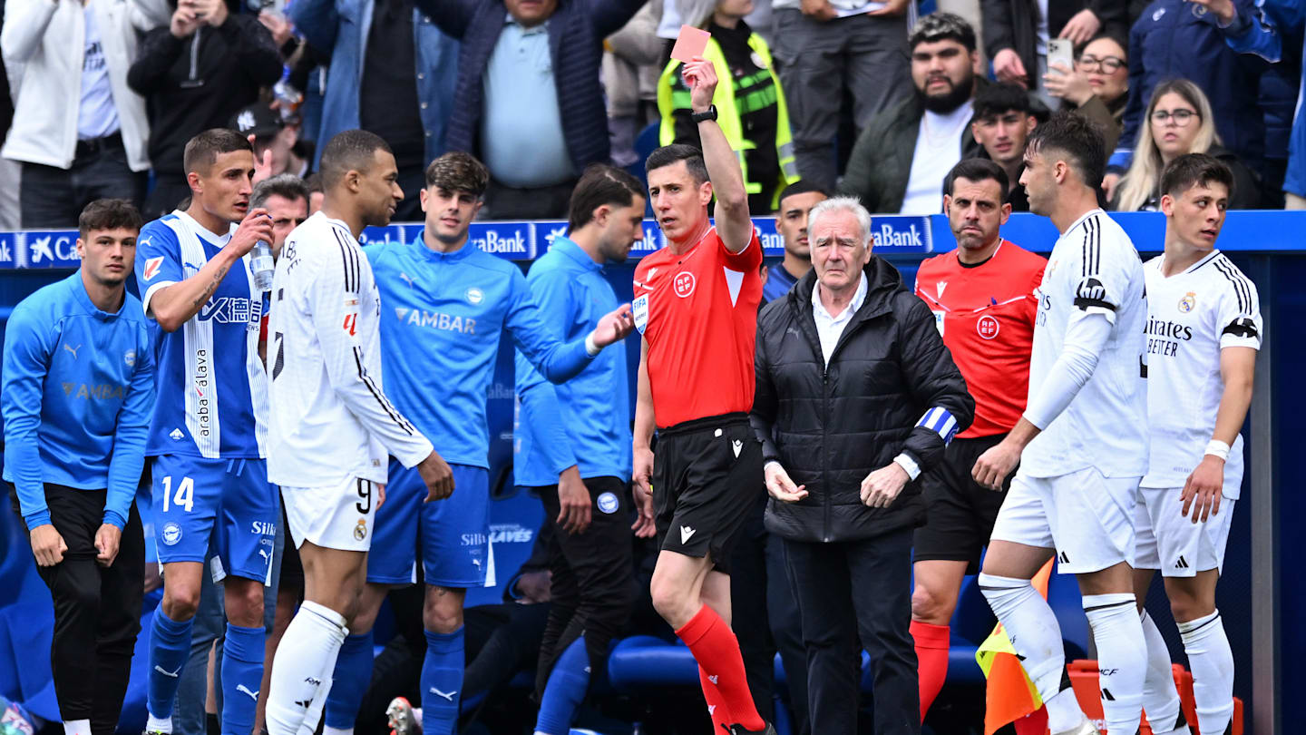 Alaves 0-1 Real Madrid: Player ratings as Kylian Mbappe gets deserved red card