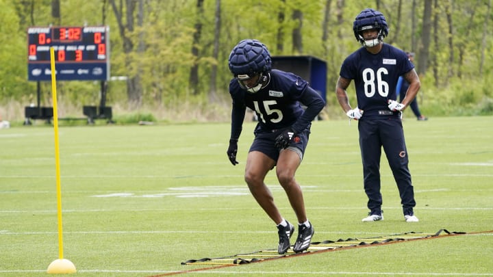 Rome Odunze's athletic and receiving ability has been apparent throughout Bears offseason work with rookies or veterans, say coaches.