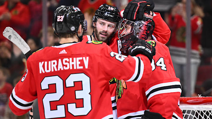 Calgary Flames v Chicago Blackhawks