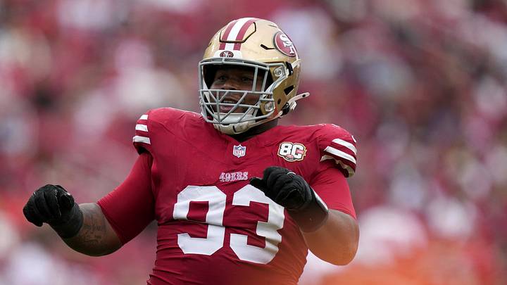 San Francisco 49ers defensive tackle Gracen Halton (93)