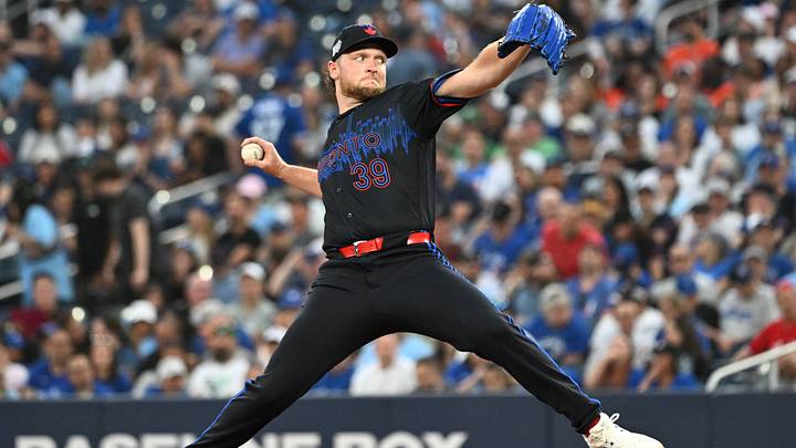 Toronto Blue Jays starting pitcher Trey Yesavage Toronto Blue Jays starting pitcher Trey Yesavage