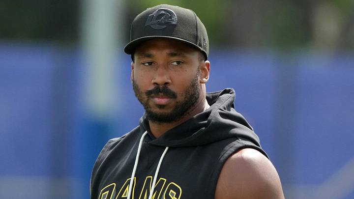 Los Angeles Rams defensive end Myles Garrett