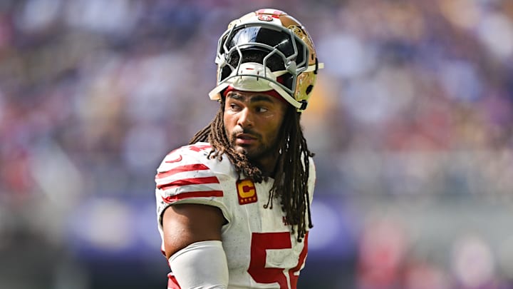 San Francisco 49ers linebacker Fred Warner (54)