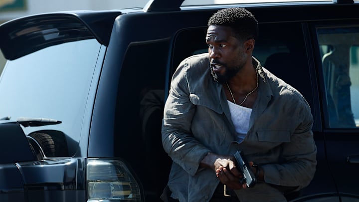 MAN ON FIRE. Yahya Abdul-Mateen II as John Creasy in Episode 102 of Man on Fire. Cr. Juan Rosas/Netflix © 2024