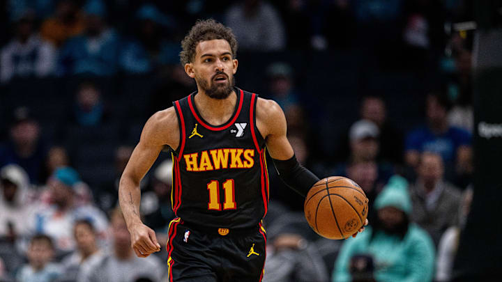 Atlanta Hawks guard Trae Young is looking to lead the Hawks to another high-scoring game.
