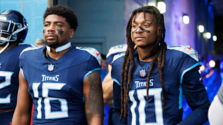 Treylon Burks, DeAndre Hopkins, Tennessee Titans