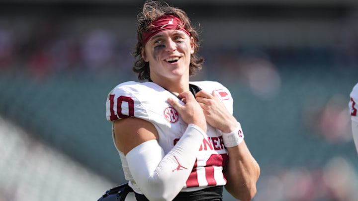The Auburn Tigers-Oklahoma Sooners matchup may well go the opposite direction for John Mateer than what most expect