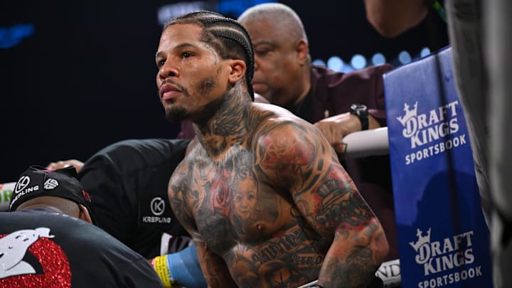 Gervonta "Tank" Davis during a June 15, 2024 fight against Frank Martin. Gervonta "Tank" Davis during a June 15, 2024 fight against Frank Martin.