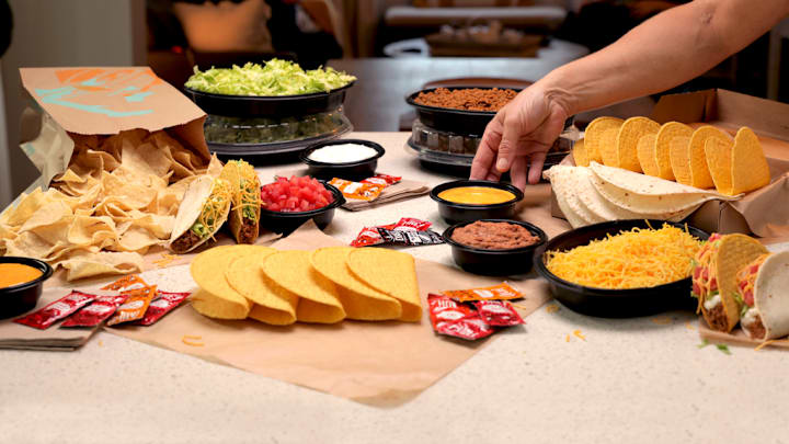 Taco Bell At Home Taco Bar. Image Courtesy Taco Bell Corp.