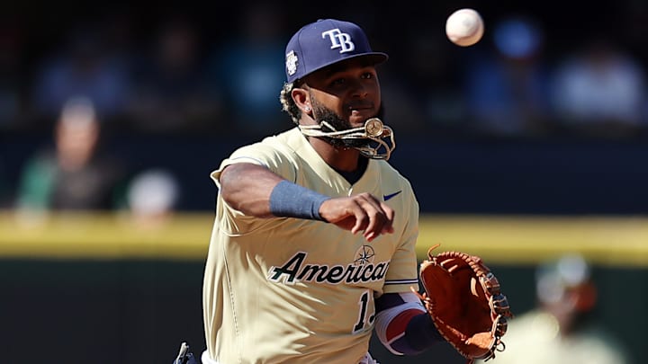 Junior Caminero estuvo en el Juego de Futuras Estrellas