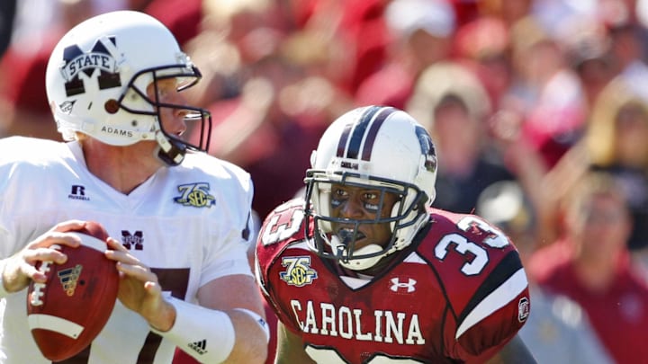 Before he began his coaching career, Chris Hampton was a two-year starter at safety at South Carolina. He also won the Harold White Award for having the highest GPA on the team.