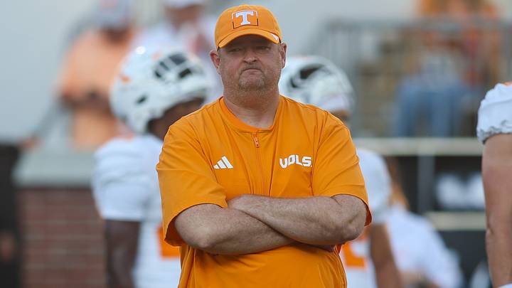 Sep 12, 2026; Atlanta, Georgia, USA; Tennessee Volunteers head coach Josh Heupel on the field before a game against the Georgia Tech Yellow Jackets at Bobby Dodd Stadium at Hyundai Field. Mandatory Credit: Brett Davis-Imagn Images Sep 12, 2026; Atlanta, Georgia, USA; Tennessee Volunteers head coach Josh Heupel on the field before a game against the Georgia Tech Yellow Jackets at Bobby Dodd Stadium at Hyundai Field. Mandatory Credit: Brett Davis-Imagn Images