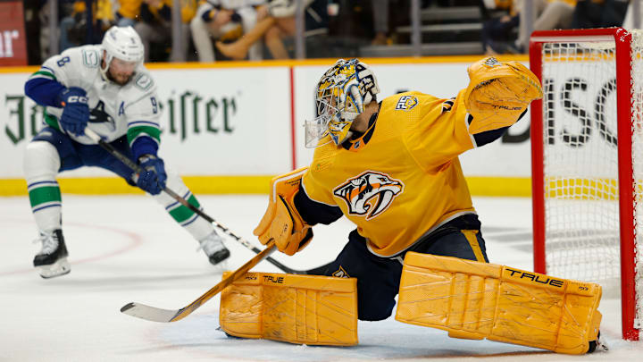 Juuse Saros' new contract with Nashville reduces the options the Toronto Maple Leafs have as the club searches for a number-one goaltender.