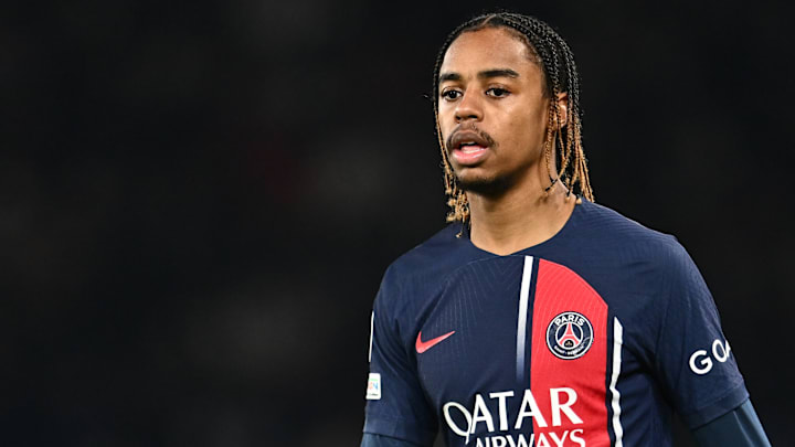 Bradley Barcola a eu du mal face à Newcastle United.