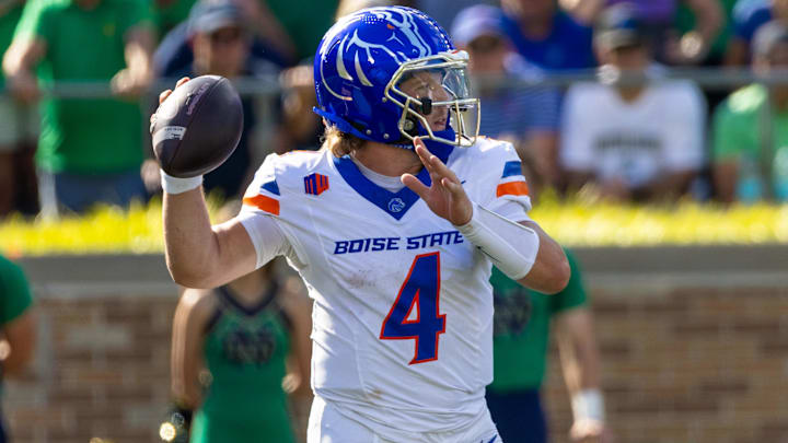 Boise State Broncos quarterback Maddux Madsen.