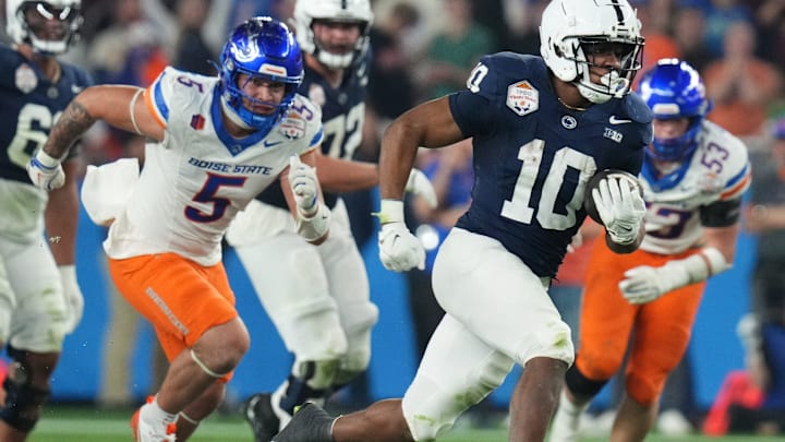 Penn State Nittany Lions running back Nicholas Singleton. Penn State Nittany Lions running back Nicholas Singleton.