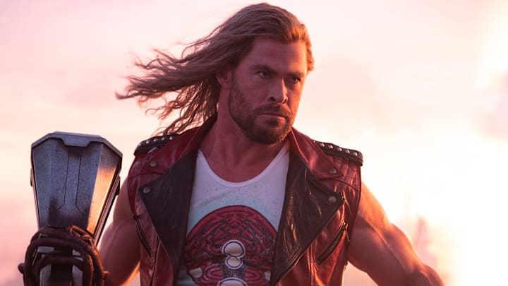 Chris Hemsworth as Thor in Marvel Studios' THOR: LOVE AND THUNDER. Photo by Jasin Boland. ©Marvel Studios 2022. All Rights Reserved.