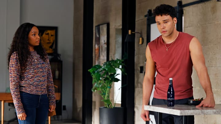 9-1-1: LONE STAR: L-R: Sierra McClain and Rafael Silva in the “Prince Albert in a Can” time period premiere episode of 9-1-1: LONE STAR airing Monday, March 21 (9:00-10:00 PM ET/PT) on FOX. © 2022 Fox Media LLC. CR: Jordin Althaus/FOX.