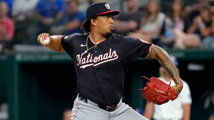 Washington Nationals pitcher Yovanny Cruz Washington Nationals pitcher Yovanny Cruz