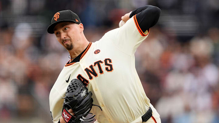 San Francisco Giants pitcher Blake Snell