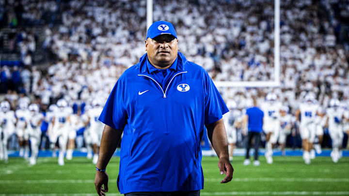 BYU head coach Kalani Sitake BYU head coach Kalani Sitake