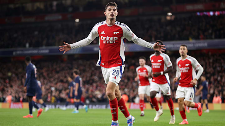 Havertz netted last time out in the Champions League